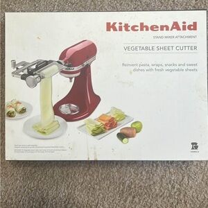 Kitchen aid vegetable sheet maker attachment for stand mixer